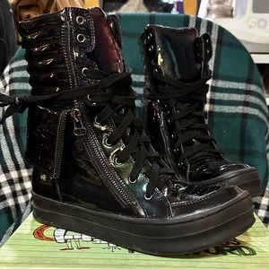 Jeffrey Campbell Kirk Hi black iridescent